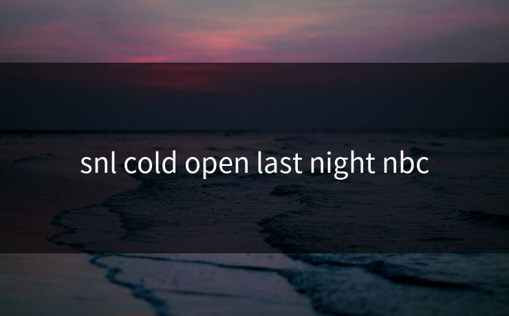 snl cold open last night nbc